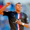 Kylian Mbappe Footballer paint by numbers