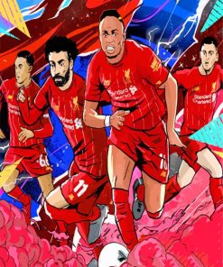 LFC Players paint by numbers