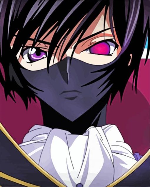 Lelouch Japanese Anime paint by numbers