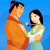 Hua Mulan And Li Shang Love paint by numbers