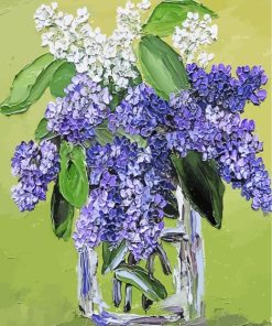 Lilacs In Glass paint by numbers