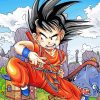 Little Goku Anime paint by numbers