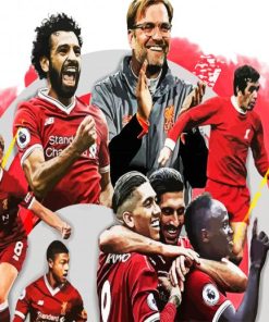 Liverpool Footballers paint by numbers