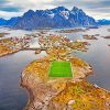 Lofoten Norway paint by numbers