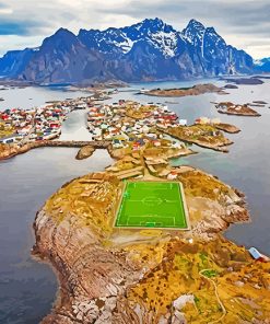 Lofoten Norway paint by numbers