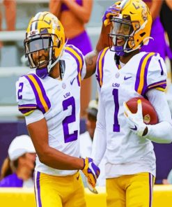 LSU Tigers American Football paint by numbers