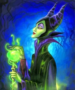 Maleficent Disney paint by numbers