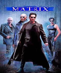 The Matrix Movie paint by numbers