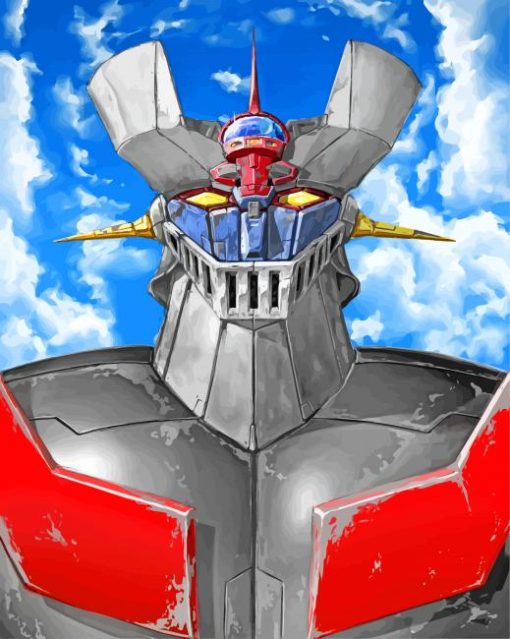 Mazinger Anime Series paint by numbers