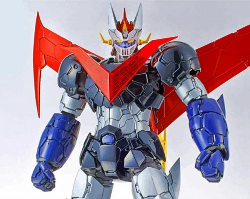 Mazinger Anime paint by numbers