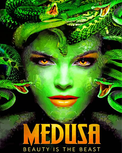 Medusa Poster Movie paint by numbers