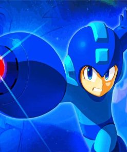 The Super Hero Mega Man paint by numbers