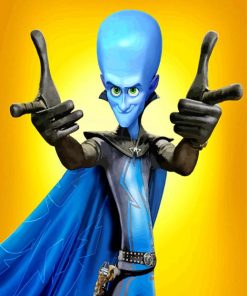 Super Hero Megamind paint by numbers