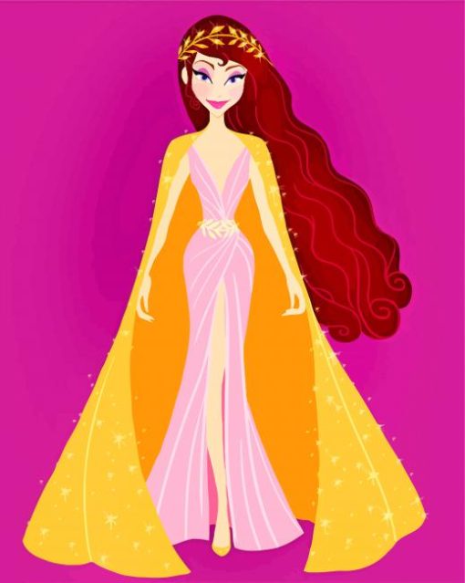 Meagara Disney Princess paint by numbers