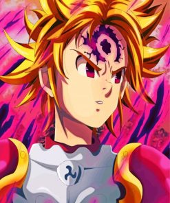 Meliodas Nanatsu no Taizai paint by numbers