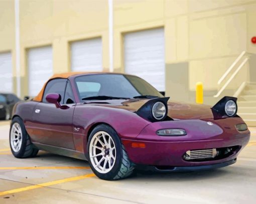 Mazda MX 5 Miata Car paint by numbers