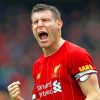 Milner Liverpool Player paint by numbers