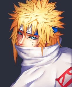 Naruto Minato Namikaze Anime paint by numbers