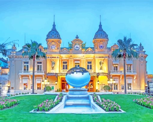 Monte Carlo Monaco paint by numbers