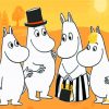 Moomins Cartoons paint by numbers