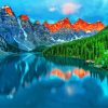 Moraine Lake Canada paint by numbers