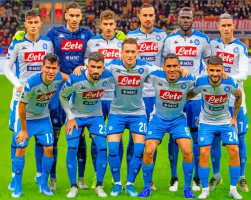 Napoli Players paint by numbers