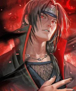 Naruto Itachi Uchiha Anime paint by numbers