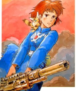 Aesthetic Nausicaa Of The Valley Of paint by numbersThe Wind