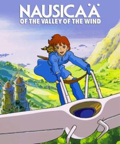 Nausicaa Of The Valley Of The Wind Poster paint by numbers