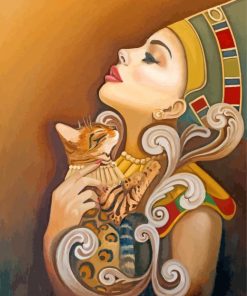 Nefertiti And Her Cat paint by numbers