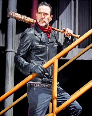 Negan Smith And His Lucille Paint by numbers