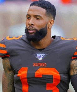 Odell Cornelious Beckham paint by numbers