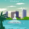 Orlando Florida Poster paint by numbers