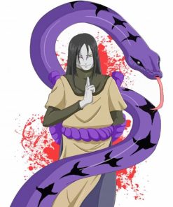 Orochimaru And Snake paint by numbers