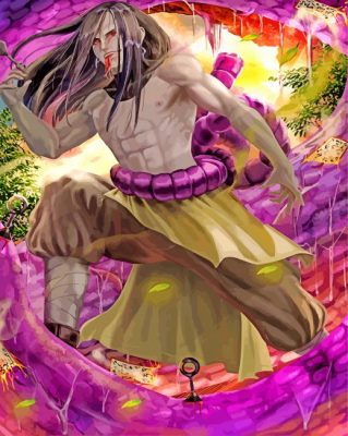 Orochimaru Naruto paint by numbers