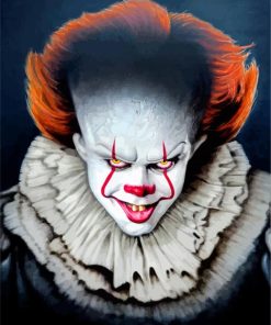 Pennywise Clown paint by numbers