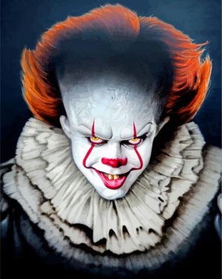 Pennywise Clown paint by numbers