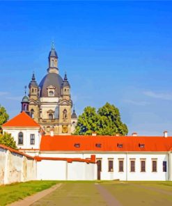 Pazaislis Monastery And Church paint by numbers