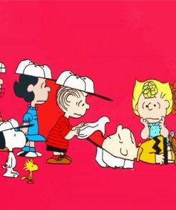 Peanuts Cartoon paint by number