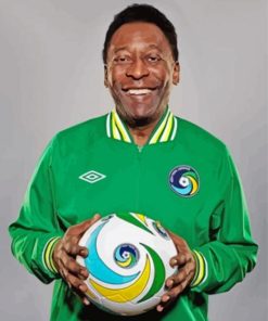 Pele Edson Arantes Do Nascimento paint by numbers