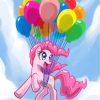 Pinkie Pie And Balloons paint by numbers