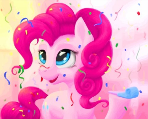 Pinkie Pie Cartoons paint by numbers