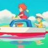 Sosuke And Ponyo paint by numbers