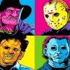 Pop Art Horror Movie paint by numbers