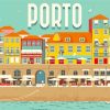 Poster Of Porto Portugal paint by numbers