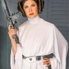 Leia Organa With Weapon paint by numbers