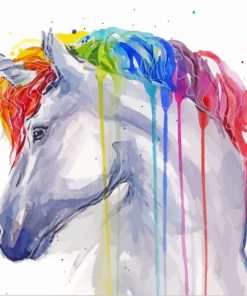 Rainbow Unicornpaint by numbers