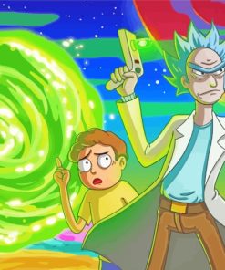 Rick And Morty Animation paint by numbers