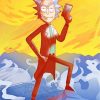 Rick Sanchez Cartoons paint by numbers