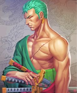 Roronoa Zoro Art paint by numbers